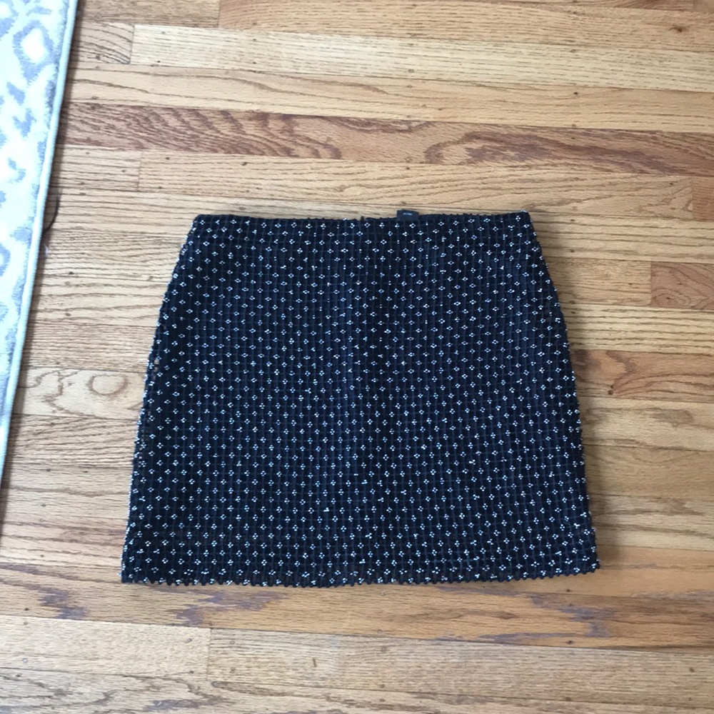 Beaded mini skirt